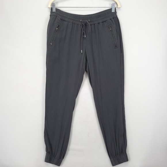 Converse One Star Pants Women S Gray Joggers Elastic Cuffs Streetwear Everyday - Picture 1 of 12
